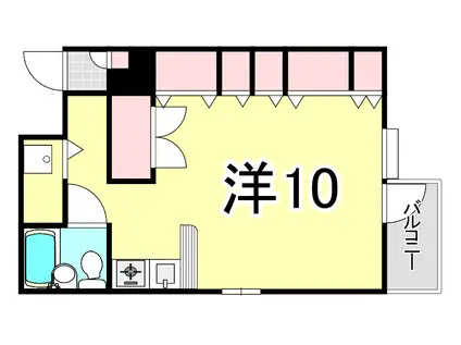 YAMATOCHI甲風園(ワンルーム/3階)の間取り写真