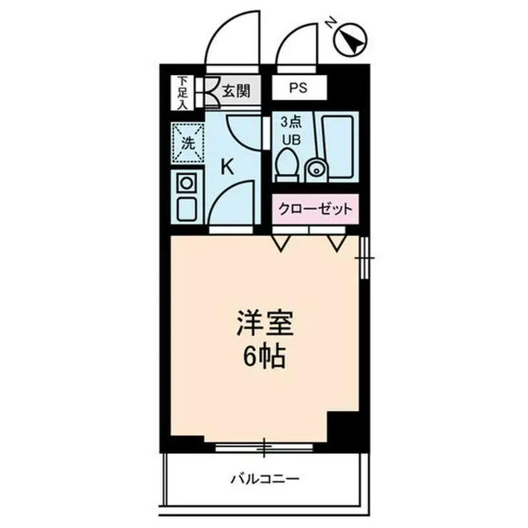 パネ協西川口ハイム 2階階 間取り