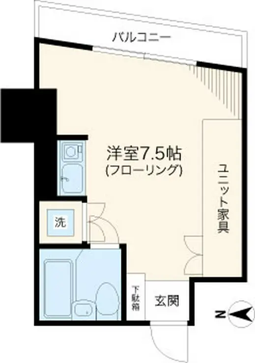 ライオンズマンション白山駅前 7階階 間取り