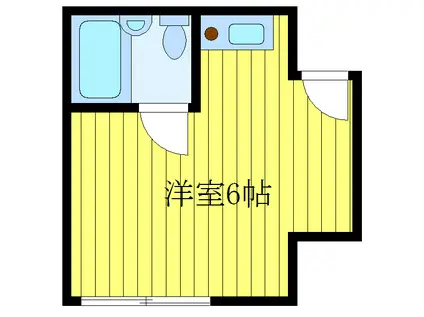 アップハウス十条(ワンルーム/2階)の間取り写真