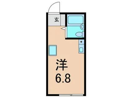 Y.Sソフィア小石川(ワンルーム/4階)の間取り写真