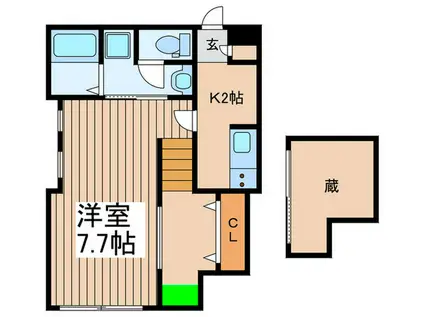 ラフォンテ目白(1K/1階)の間取り写真