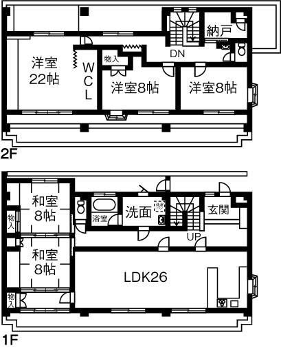 サンシャイン鳥居松(5SLDK/7階)の間取り写真