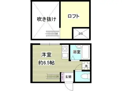 メゾン・ド・フォルテ(ワンルーム/1階)の間取り写真