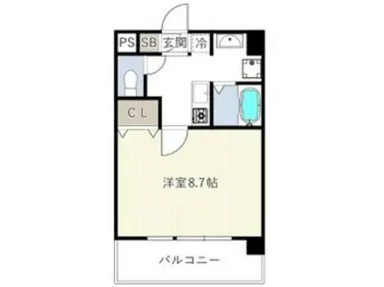 マ・メゾン千種公園(1K/4階)の間取り写真