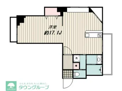 マイキャッスル上池袋(ワンルーム/3階)の間取り写真