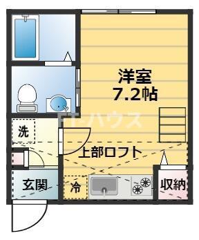 VOK MIYAMA(ワンルーム/2階)の間取り写真