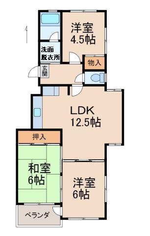 SOLIS 有家(3LDK/4階)の間取り写真