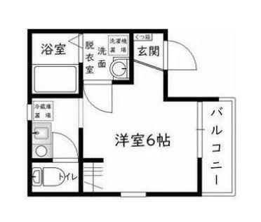 F-STAGE HANEDA(1K/3階)の間取り写真