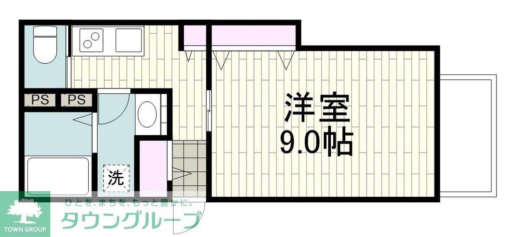 DAHEIMIII(1K/1階)の間取り写真