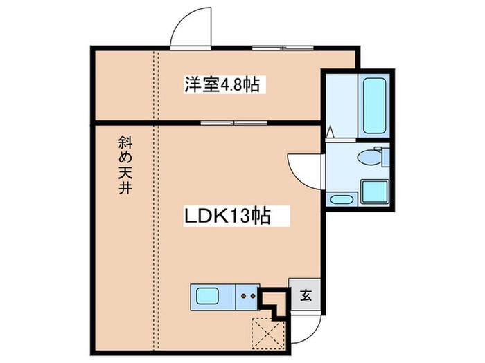 ラフォルテ井草(1LDK/3階)の間取り写真