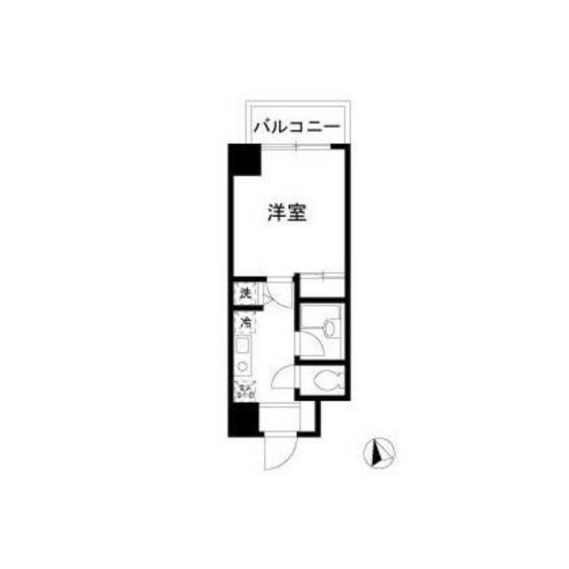 URBAN LINK蒲田(1K/9階)の間取り写真