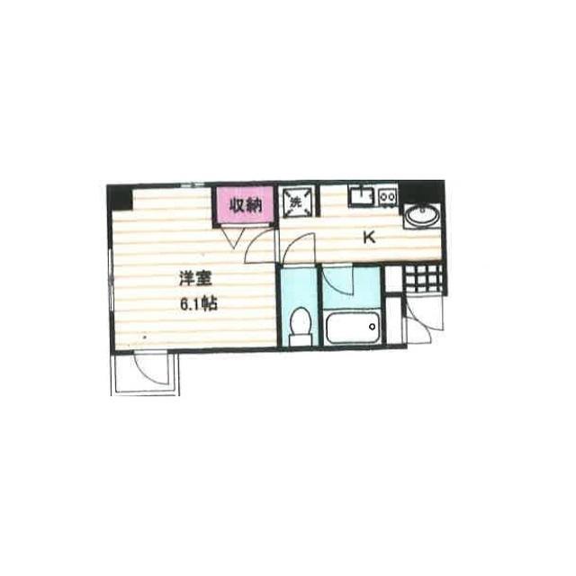 エスペシア華V(1K/3階)の間取り写真