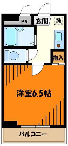 エステート岡野(1K/1階)の間取り写真