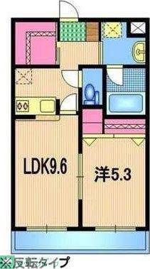 アン・ラルジュ(1LDK/3階)の間取り写真