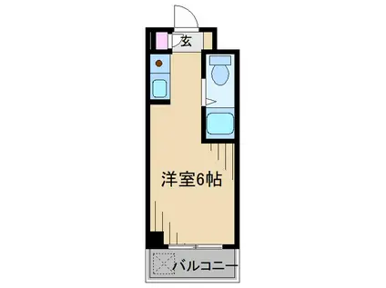 ボーテ日吉シェモア(1K/2階)の間取り写真