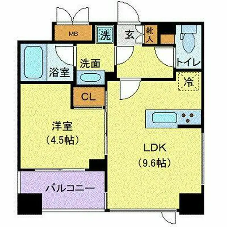 メゾンビスタ渋谷宇田川 5階階 間取り