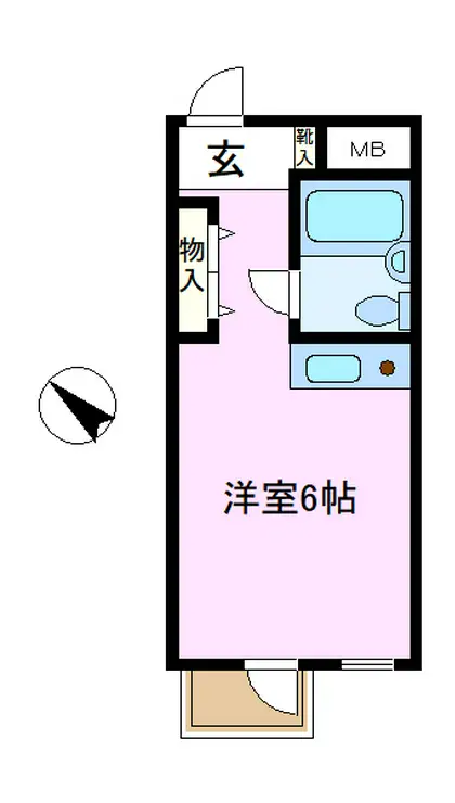 代々木上原ダイカンプラザ 2階階 間取り