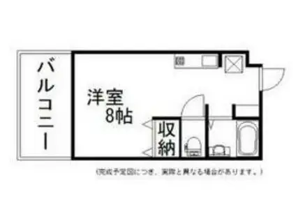 FONTANA池上(ワンルーム/1階)の間取り写真