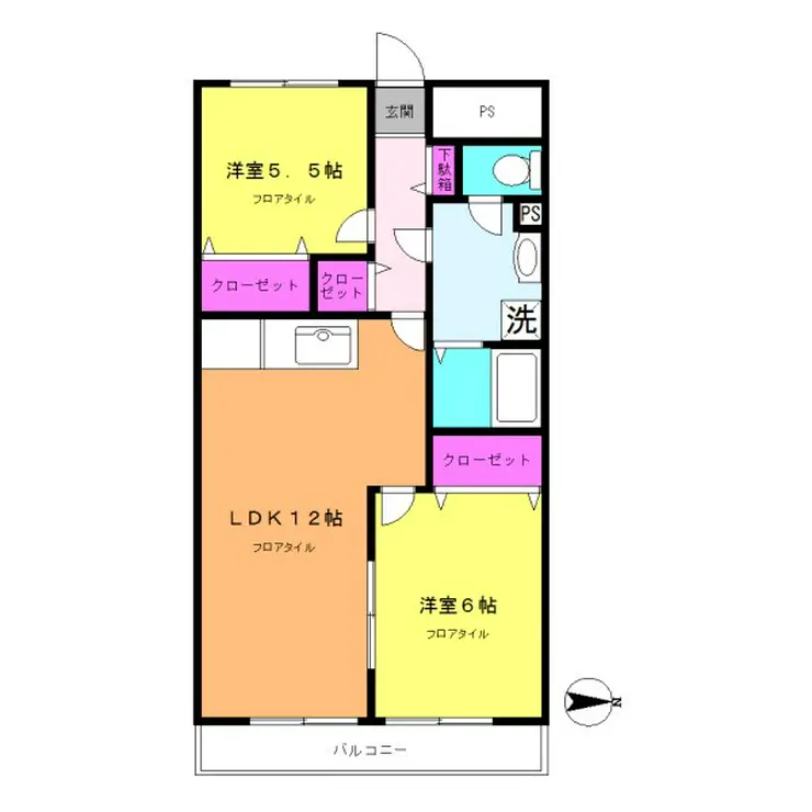 ミネハイム 4階階 間取り