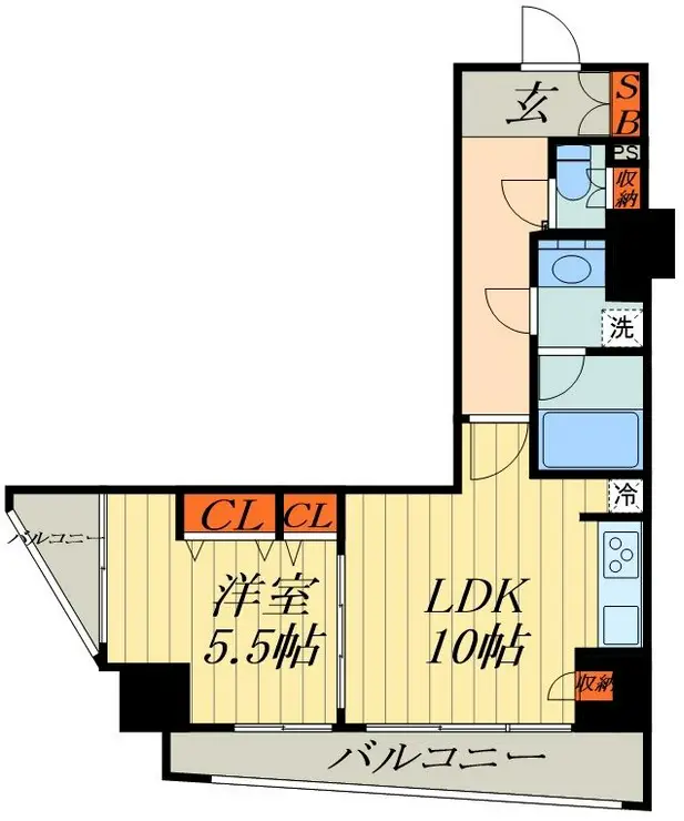 フェリーチェ川口 5階階 間取り