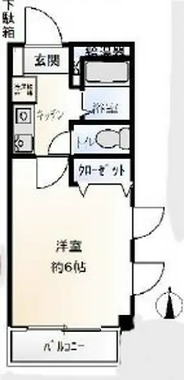 ポルトフィーノ 3階階 間取り