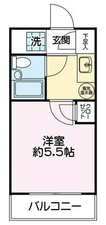 オークハウス北千束 4階階 間取り