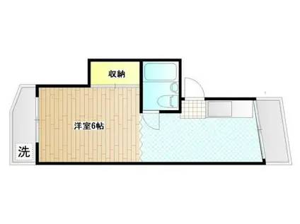 メゾンエーグレット(1DK/3階)の間取り写真