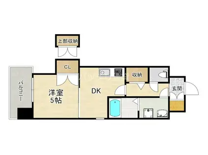 サン・ネストピア箱崎駅前(1DK/2階)の間取り写真