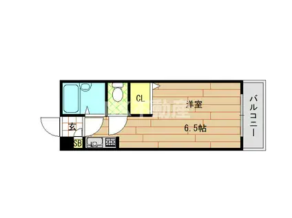 大宝小阪本町ルグラン(1K/4階)の間取り写真