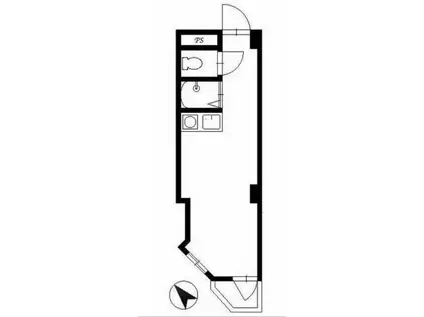 サーラ南青山(ワンルーム/4階)の間取り写真