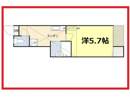 ケーコーポ駒込(1K/1階)の間取り写真