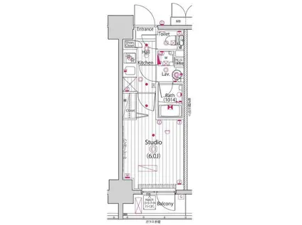 ゴユ・トージュ(2LDK/3階)の間取り写真