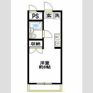 スチューデントハウス村田(ワンルーム/3階)の間取り写真
