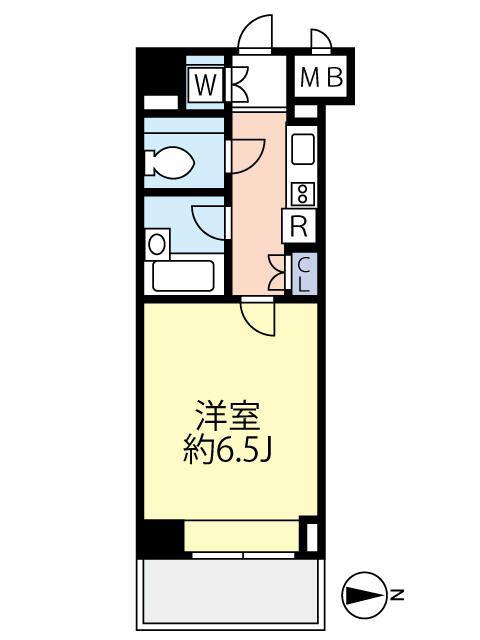 ルーブル蒲田七番館(1K/3階)の間取り写真
