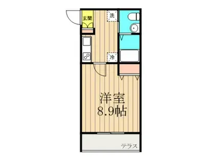 ジャトラハウス東京(1K/1階)の間取り写真