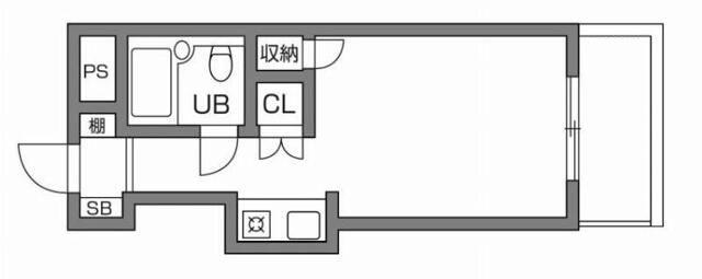 ハイムピア12(ワンルーム/1階)の間取り写真