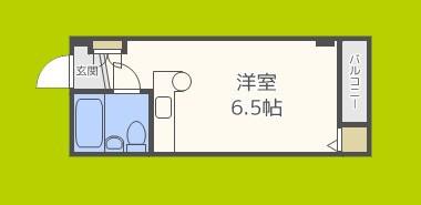 ロータリー40(ワンルーム/4階)の間取り写真