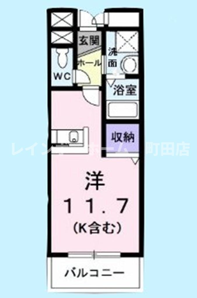 プリムラⅠ(2LDK/2階)の間取り写真