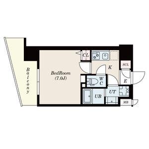 S-RESIDENCE浅間町(1K/3階)の間取り写真
