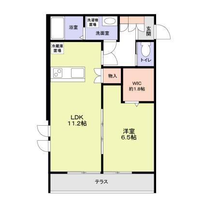 FOREST MAISON 池袋(1LDK/1階)の間取り写真