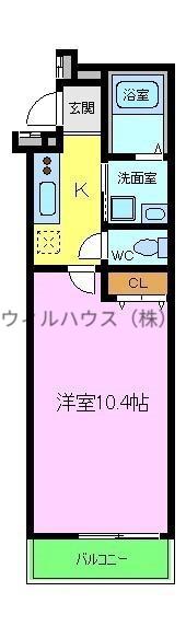 フジパレス堺北庄町(1K/3階)の間取り写真