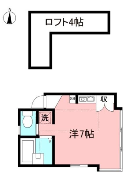 美・クリスタル(ワンルーム/2階)の間取り写真