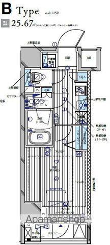 メインステージ東上野(1K/10階)の間取り写真