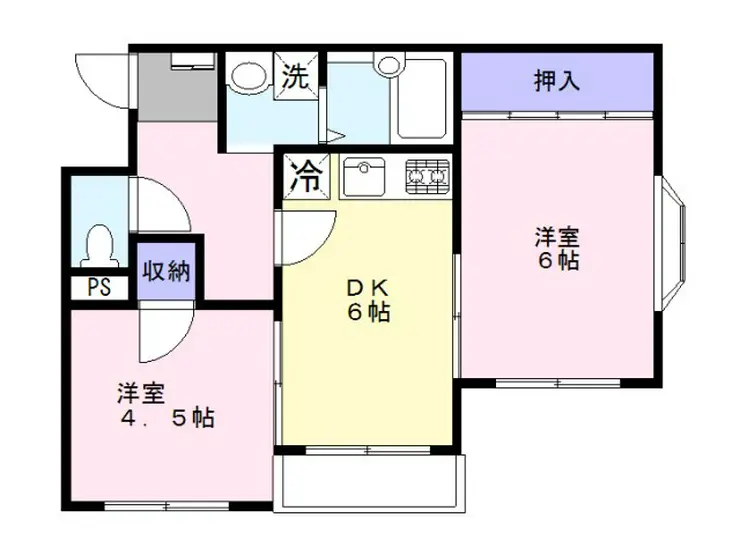 メゾン荒木 2階階 間取り