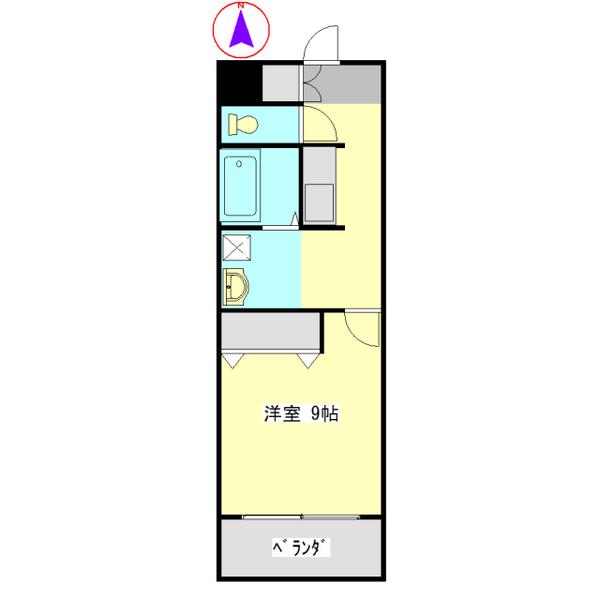 IS VILLA ANNEX(1K/3階)の間取り写真