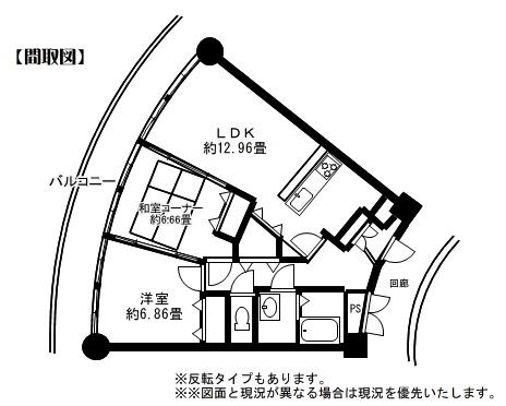 新田ビレッジパインビュー(2LDK/3階)の間取り写真