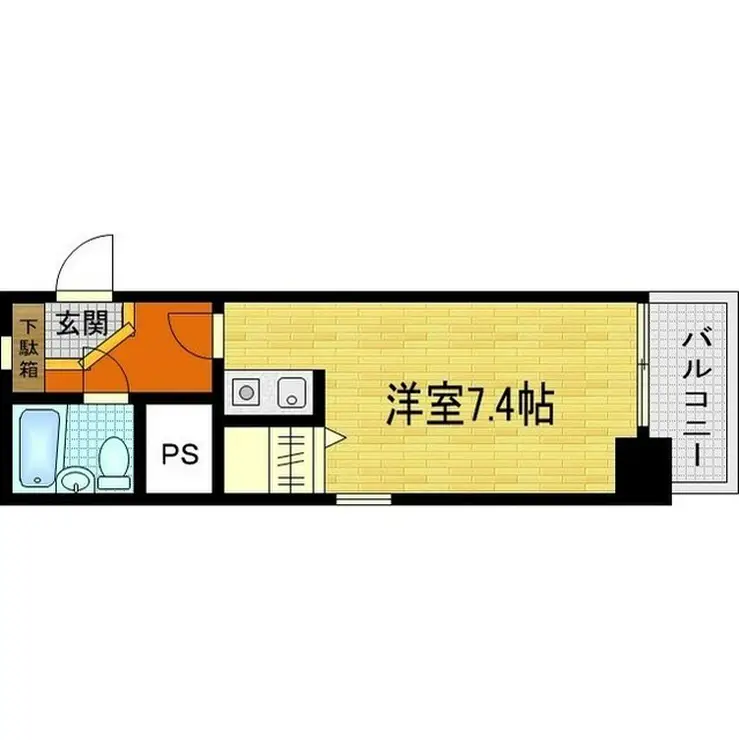 ピアハイム川崎 6階階 間取り