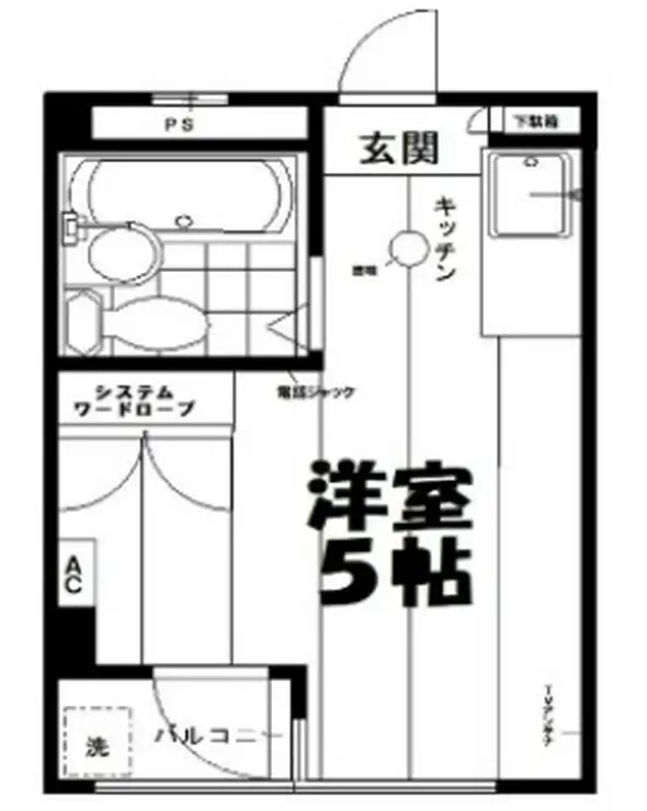 メゾン・ド・エステ 2階階 間取り