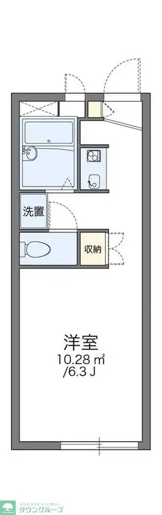 レオパレスソレーユ 2階階 間取り